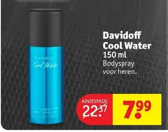 Kruidvat Davidoff Cool Water 150ml aanbieding