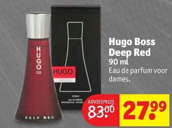 Hugo Boss Deep Red aanbieding bij Kruidvat