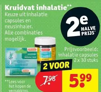 Kruidvat Inhalatie aanbieding