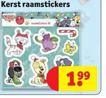 Kruidvat Kerst raamstickers aanbieding