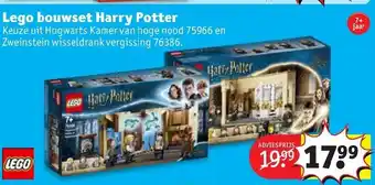 Kruidvat Lego bouwset Harry Potter aanbieding