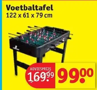 Kruidvat Voetbaltafel aanbieding