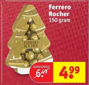 Kruidvat Ferrero Rocher 150g aanbieding