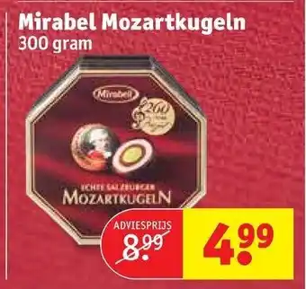 Kruidvat Mirabel Mozartkugeln 300g aanbieding