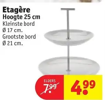 Kruidvat Etagere aanbieding