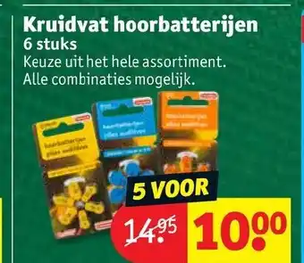 Kruidvat Hoorvatterijen aanbieding