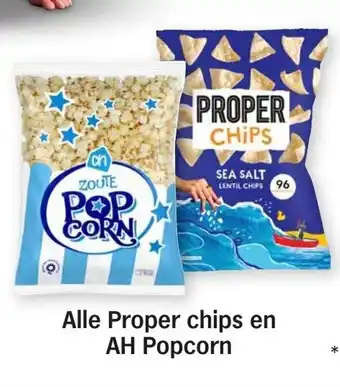 Albert Heijn Alle Proper chips en AH Popcorn aanbieding