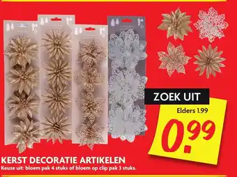 Dekamarkt Kerst decoratie artikelen aanbieding