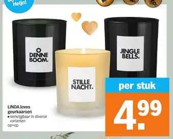 Albert Heijn Linda.loves geurkaarsen per stuk aanbieding