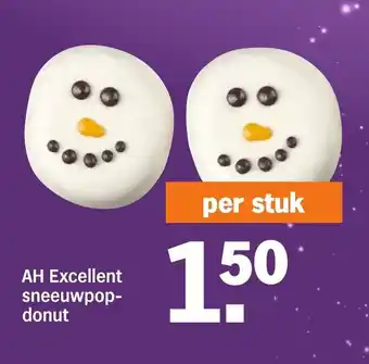 Albert Heijn AH Excellent sneeuwpopdonut per stuk aanbieding