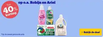 Bol.com op o.a. Robijn en Ariel aanbieding