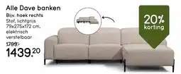 Leen Bakker Alle Dave banken aanbieding