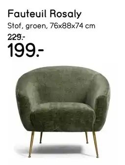 Leen Bakker Fauteuil Rosaly aanbieding