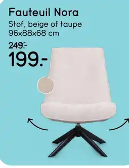 Leen Bakker Fauteuil Nora aanbieding