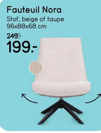 Leen Bakker Fauteuil Nora aanbieding