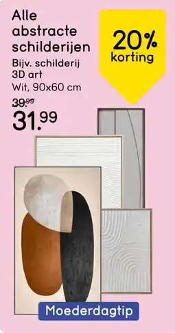 Leen Bakker Alle abstracte schilderijen aanbieding
