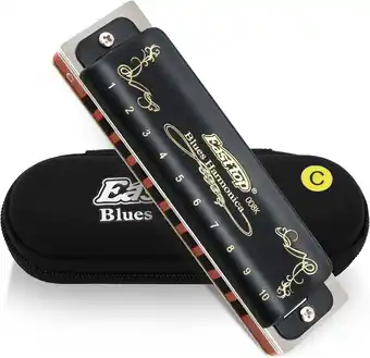Amazon East Top T008K 10 holes professioneel blues harp C key muziekinstrument aanbieding