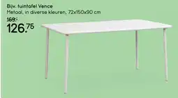 Leen Bakker Tuintafel vence aanbieding