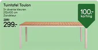 Leen Bakker Tuintafel Toulon aanbieding
