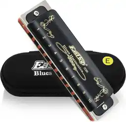 Amazon East Top 10 Hole Blues Harp T008K Key of E muziekinstrument aanbieding