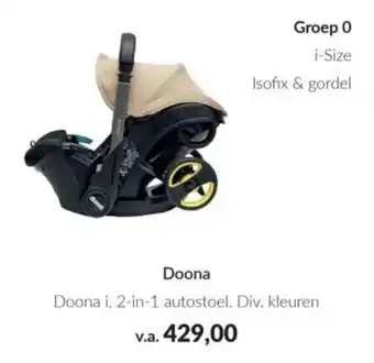 Babypark Doona aanbieding