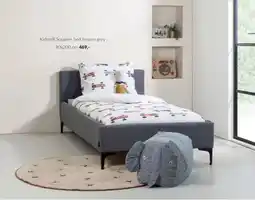 Babypark Kidsmill Square+ bed respiro grey aanbieding
