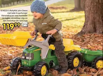 ToyChamp RollyKid John Deere met lader & aanhanger aanbieding