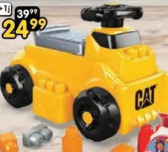 ToyChamp Mega Bloks loopauto CAT Build n Plow aanbieding
