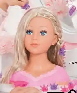 ToyChamp Charlene Super Model kaphoofd met make up aanbieding