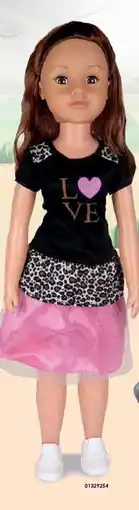 ToyChamp Whispy Walker pop 81cm in LOVE tijgerprint aanbieding