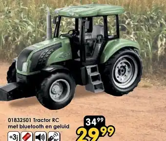 ToyChamp Tractor RC met bluetooth en geluid aanbieding
