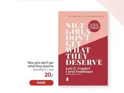 Bruna Nice girls don't get what they deserve Verschijnt 7 mei aanbieding