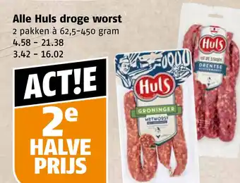 Poiesz Alle Huls droge worst aanbieding