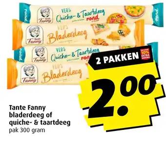 Boni Tante Fanny bladerdeeg of quiche- & taartdeeq aanbieding