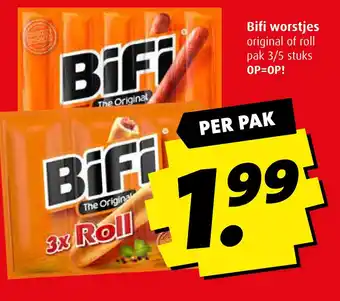 Boni Bifi worsties aanbieding