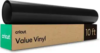 Amazon Cricut Value Permanent Vinyl, Zwart (12 x 10ft) aanbieding