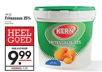 Sligro Kern fritessaus 25% 10 liter aanbieding