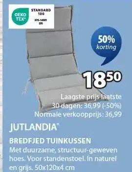 Jysk JUTLANDIA BREDFJED TUINKUSSEN aanbieding