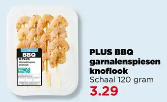 PLUS Plus BBQ Gamalenspies knoflook aanbieding