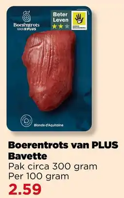 PLUS Boerentrots van Plus Bavette aanbieding