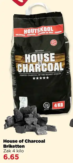 PLUS House of Charcoal Briketten aanbieding