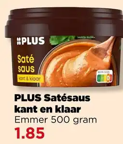 PLUS Plus Satésaus Kant en Klaar aanbieding