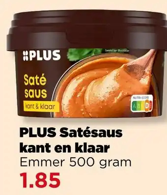 PLUS Plus Satésaus Kant en Klaar aanbieding