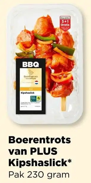 PLUS Boentrots Vvan Plus Kipshaslick aanbieding