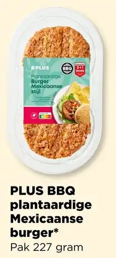 PLUS Plus BBQ plantaardige Mexicaanse Burger aanbieding