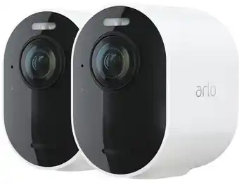 Coolblue Arlo Ultra 2 Beveiligingscamera 4K Wit Duo Pack aanbieding