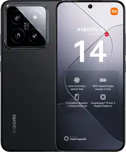 Coolblue Xiaomi 14 512GB Zwart 5G aanbieding