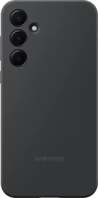 Coolblue Samsung Galaxy A55 Siliconen Back Cover Zwart aanbieding