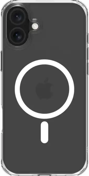 Coolblue BlueBuilt Protective Back Cover met MagSafe iPhone 16 Plus Transparant aanbieding