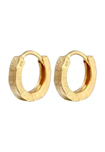 Douglas Elli Dames Creolen Structuur Organic Basic Klein Minimaal in 925 Sterling Zilver aanbieding